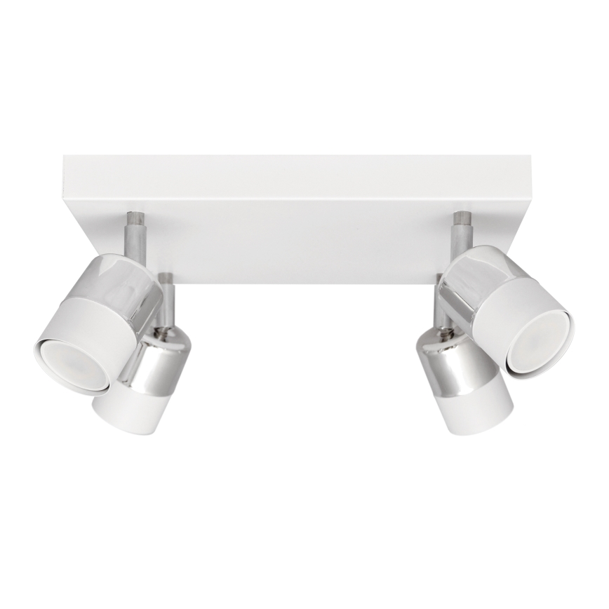 Foco LED TUBSSON 4xGU10/4,8W/230V blanco/cromo brillante