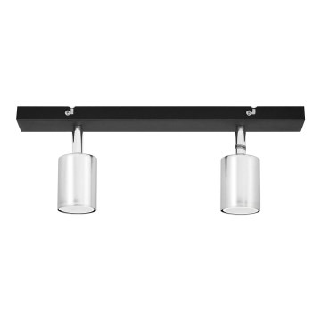 Foco LED TUNE 2xGU10/4,8W/230V cromo mate/negro