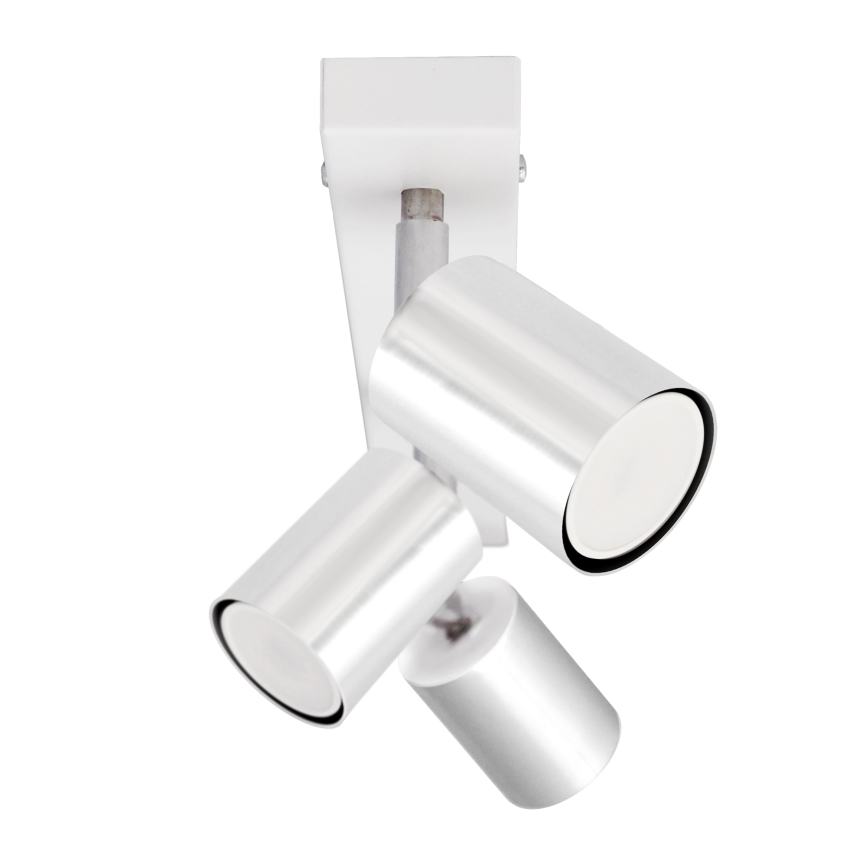Foco LED TUNE 3xGU10/4,8W/230V cromo mate/blanco