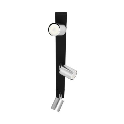 Foco LED TUNE 3xGU10/4,8W/230V cromo mate/negro