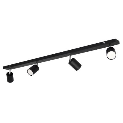 Foco LED TUNE 4xGU10/4,8W/230V negro