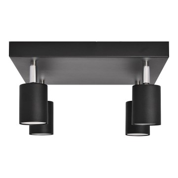 Foco LED TUNE 4xGU10/4,8W/230V negro