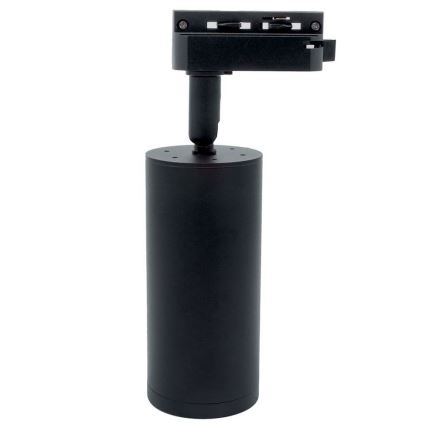Foco MICA para sistema de rieles 1xGU10/25W/230V monofásico negro