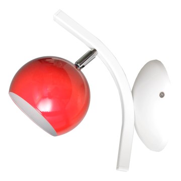 Foco MORRIS 1xE27/15W/230V rojo