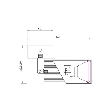 Foco NEO 1xGU10/8W/230V blanco