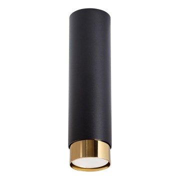 Foco NERO 1xGU10/10W/230V 22,5 cm negro/dorado