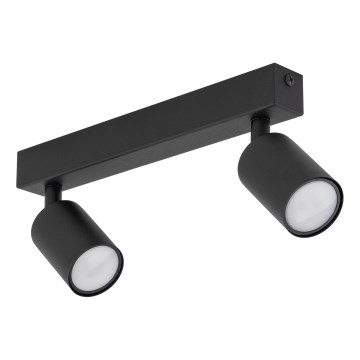 Foco NEX 2xGU10/10W/230V negro