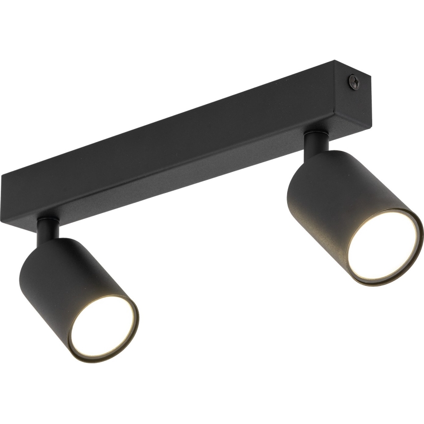 Foco NEX 2xGU10/10W/230V negro