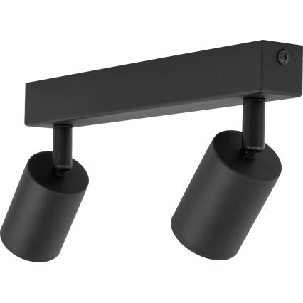 Foco NEX 2xGU10/10W/230V negro