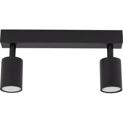 Foco NEX 2xGU10/10W/230V negro