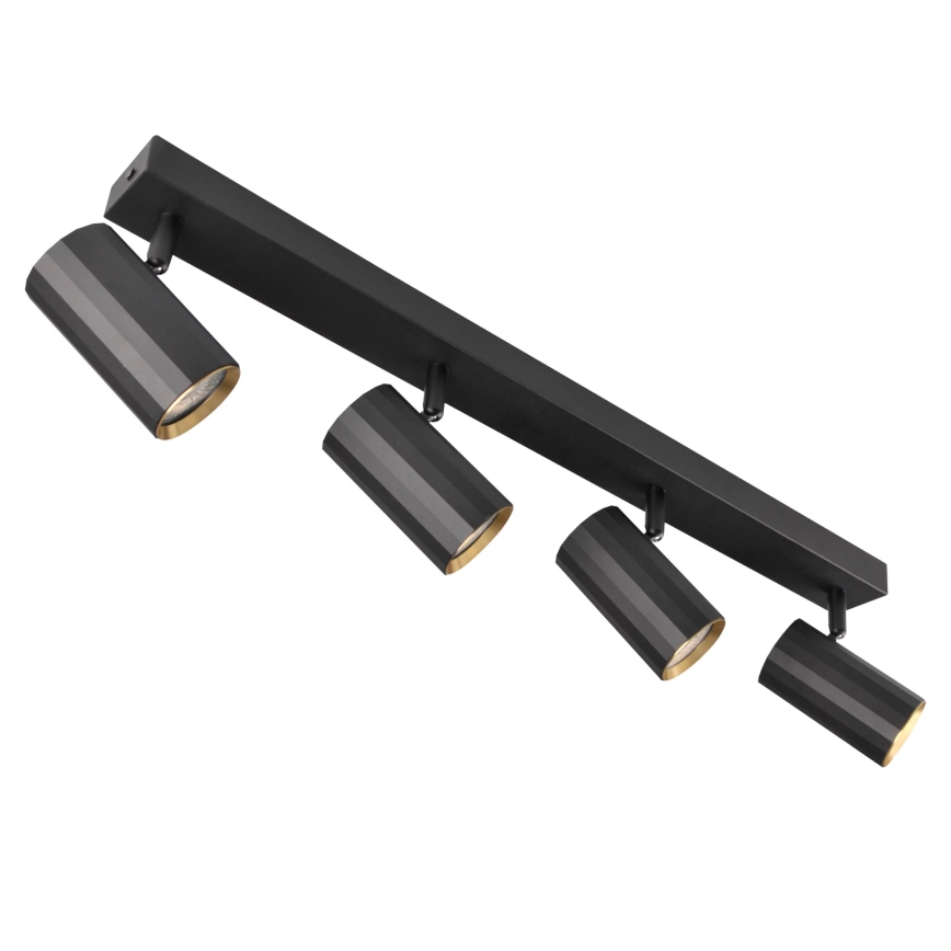 Foco NICEA 4xGU10/10W/230V negro