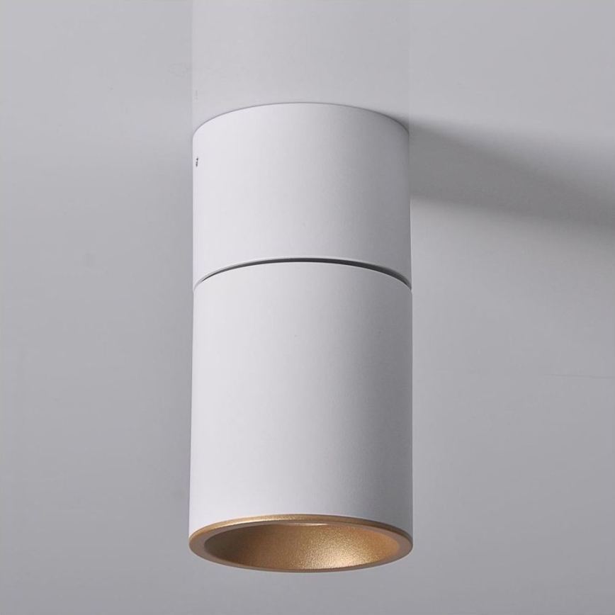 Foco NIXA 1xGU10/10W/230V blanco/dorado