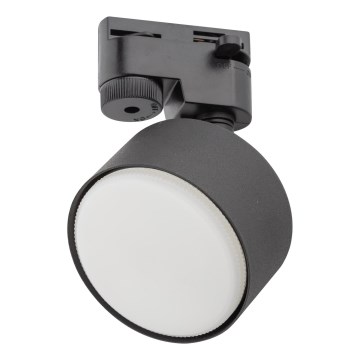 Foco para sistema de raíles monofásico AVIA 1xGX53/15W/230V negro