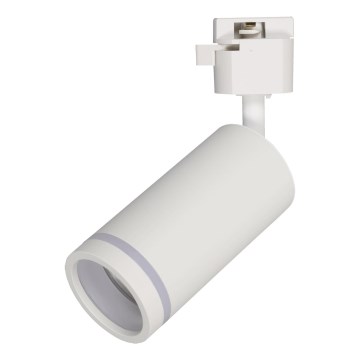 Foco para sistema de raíles monofásico JET RING 1xGU10/10W/230V blanco
