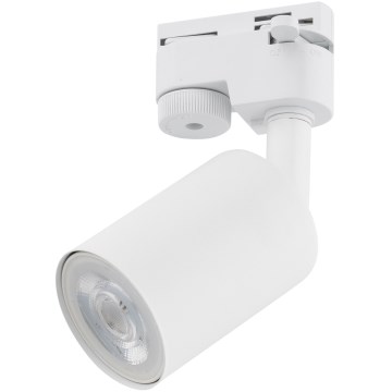 Foco para sistema de raíles monofásico TOP 1xGU10/10W/230V blanco