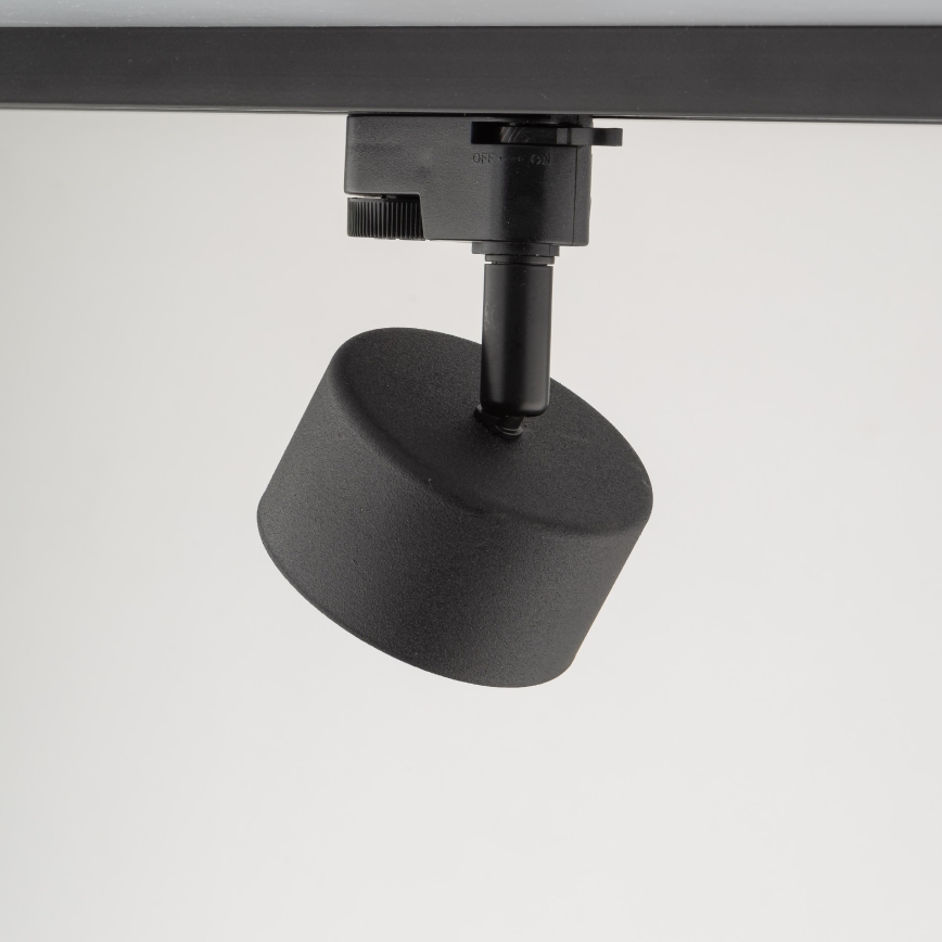 Foco para sistema de raíles monofásico AVIA 1xGX53/15W/230V negro