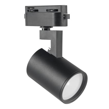 Foco para sistema de rieles LYNX 4xGU10/10W/230V + 2 x 75 cm Sistema de rieles negro