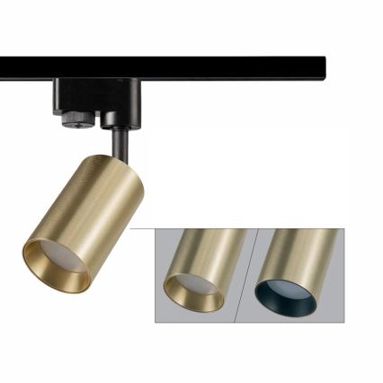 Foco para sistema de rieles MARIBEL 1xGU10/10W/230V dorado