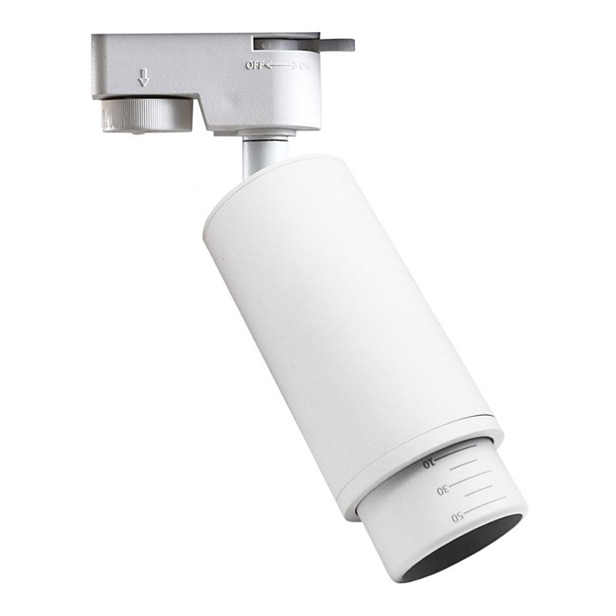 Foco para sistema de rieles MICA 1xGU10/25W/230V monofásico blanco