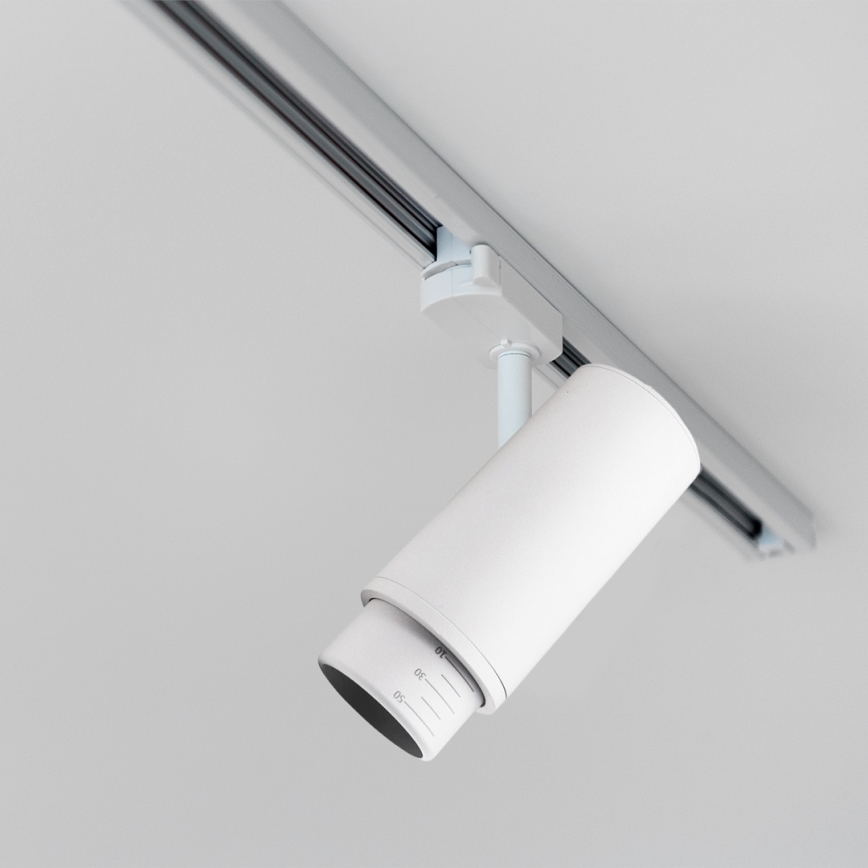 Foco para sistema de rieles MICA 1xGU10/25W/230V monofásico blanco