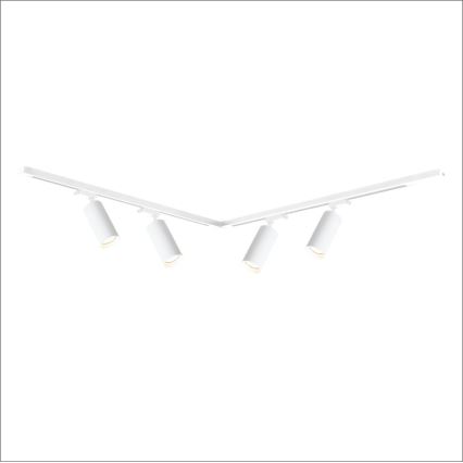 Foco para sistema de rieles MICA 4xGU10/10W/230V blanco