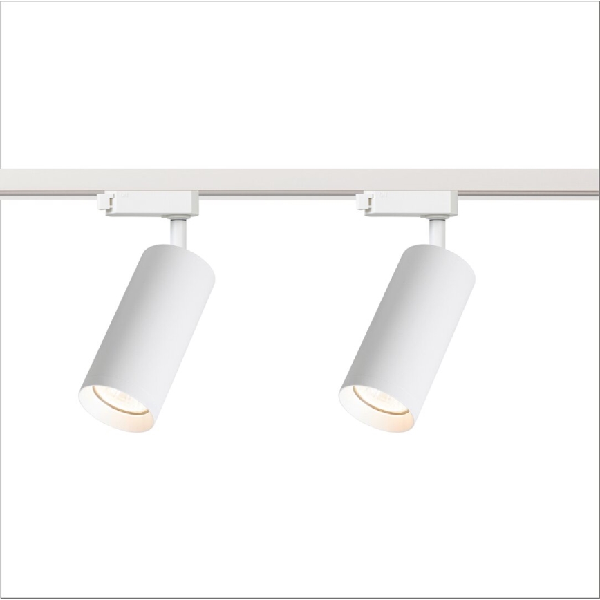Foco para sistema de rieles MICA 4xGU10/10W/230V blanco