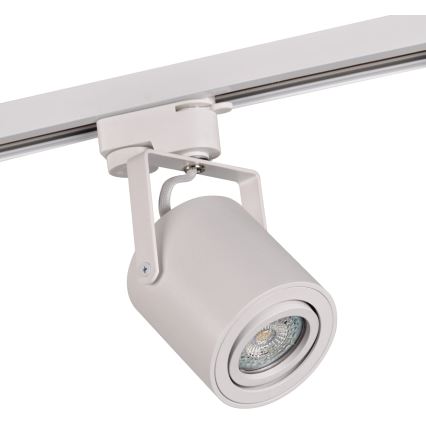 Foco para sistema de rieles MINOR 3xGU10/10W/230V + 1 m sistema de rieles blanco