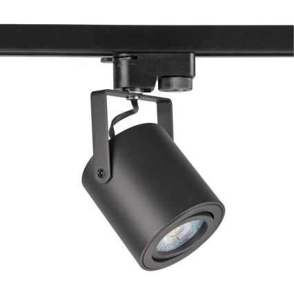 Foco para sistema de rieles MINOR 3xGU10/10W/230V + 1 m sistema de rieles negro