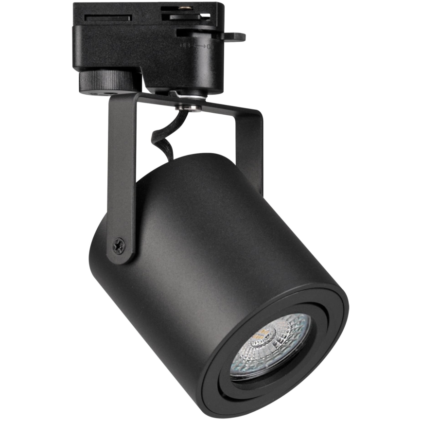 Foco para sistema de rieles MINOR 3xGU10/10W/230V + 1 m sistema de rieles negro