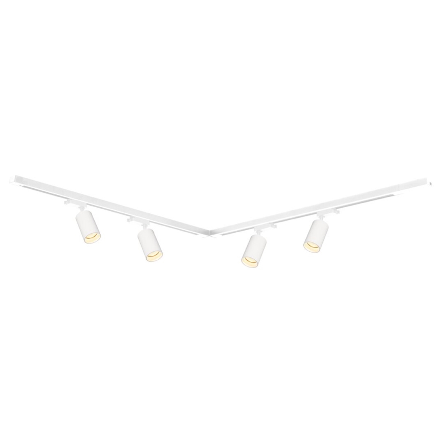 Foco para sistema de rieles PIPE 4xGU10/10W/230V blanco