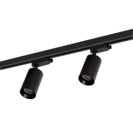 Foco para sistema de rieles PIPE 4xGU10/10W/230V negro