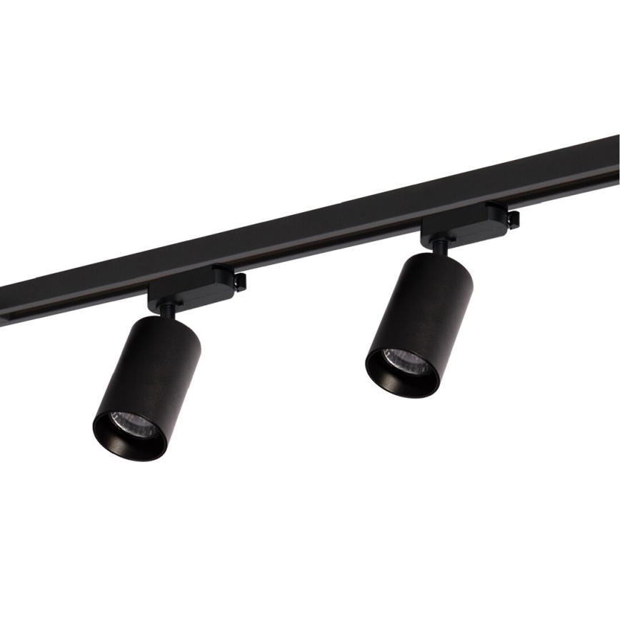 Foco para sistema de rieles PIPE 4xGU10/10W/230V negro