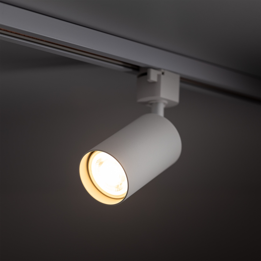 Foco para sistema de raíles monofásico TRACER 1xGU10/10W/230V blanco