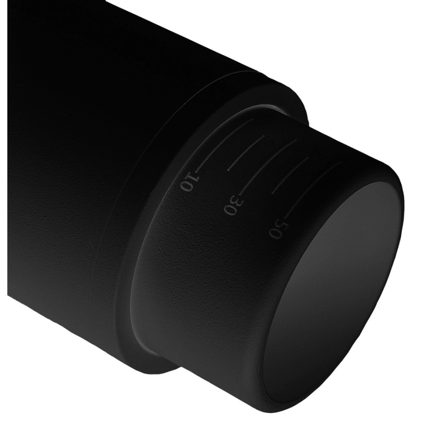 Foco para sistema de rieles trifásico MICA 1xGU10/25W/230V negro