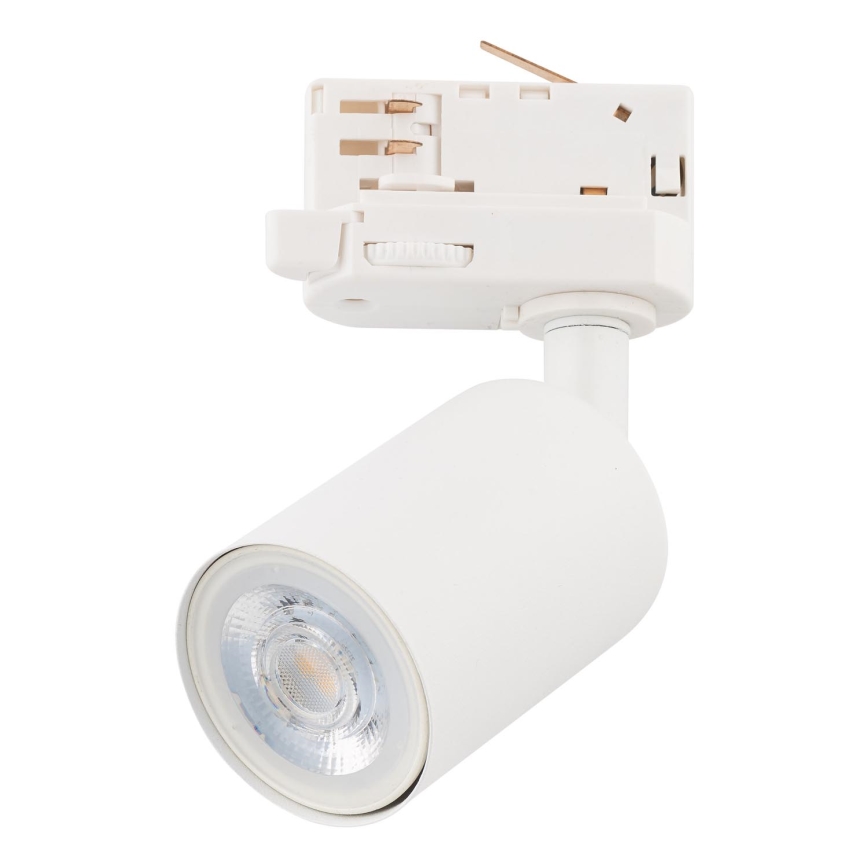 Foco para sistema de rieles trifásico TOP 1xGU10/10W/230V blanco