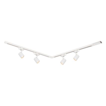 Foco para sistema de rieles VOLF 4xGU10/10W/230V blanco