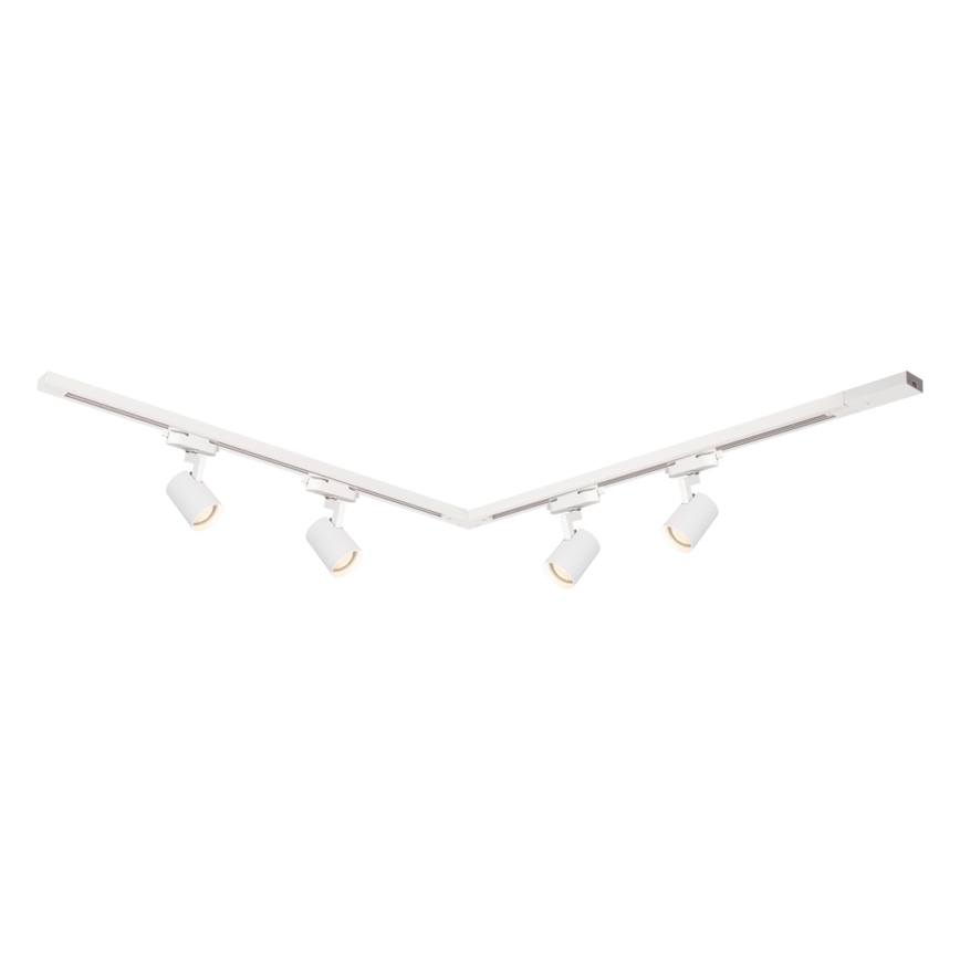 Foco para sistema de rieles VOLF 4xGU10/10W/230V blanco