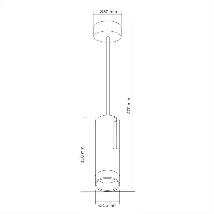 Foco PORTO 1xGU10/10W/230V blanco