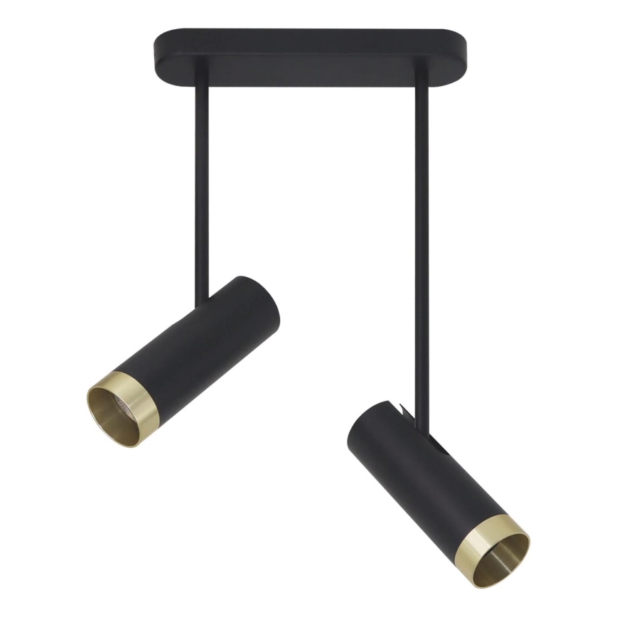 Foco PORTO 2xGU10/10W/230V negro