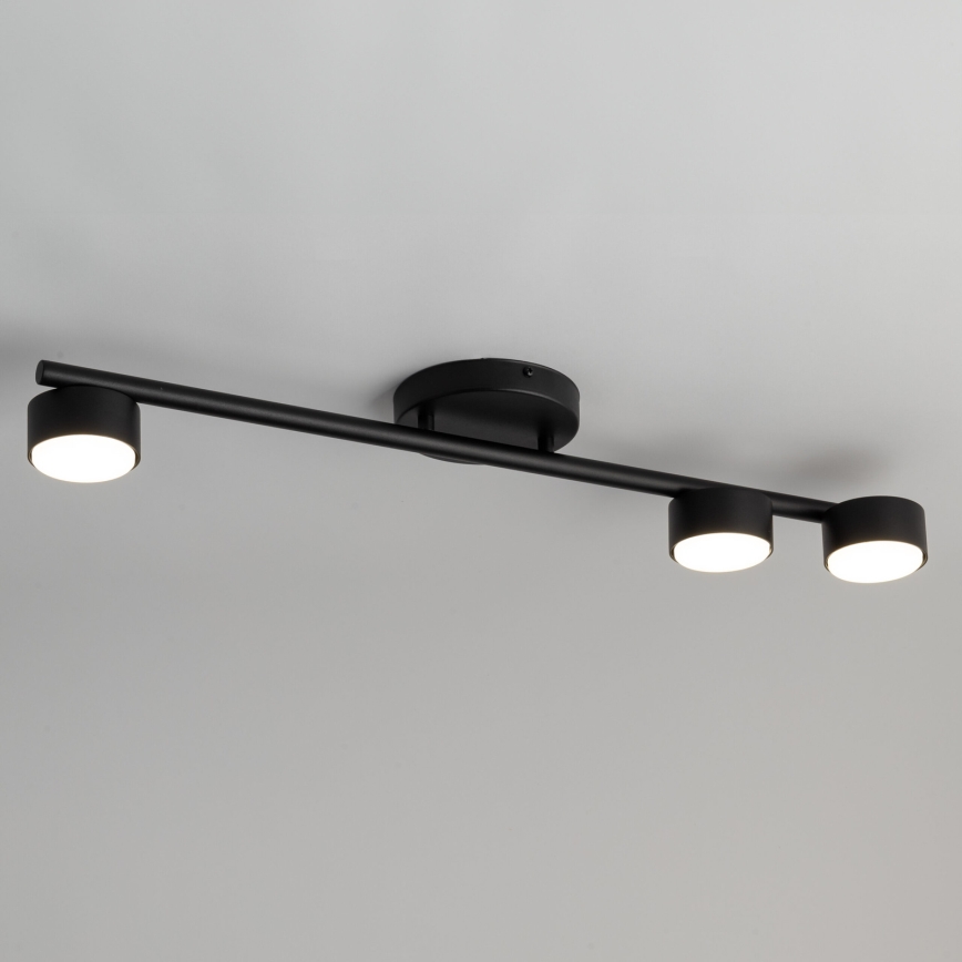 Foco PUNTO 3xGX53/12W/230V negro