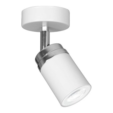 Foco RENO 1xGU10/8W/230V blanco/cromo brillante