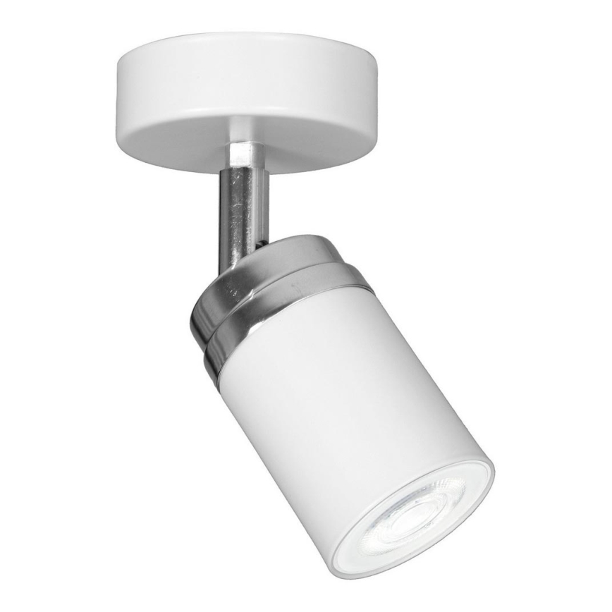 Foco RENO 1xGU10/8W/230V blanco/cromo brillante