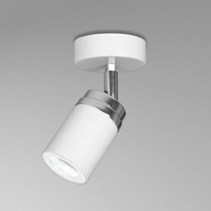 Foco RENO 1xGU10/8W/230V blanco/cromo brillante