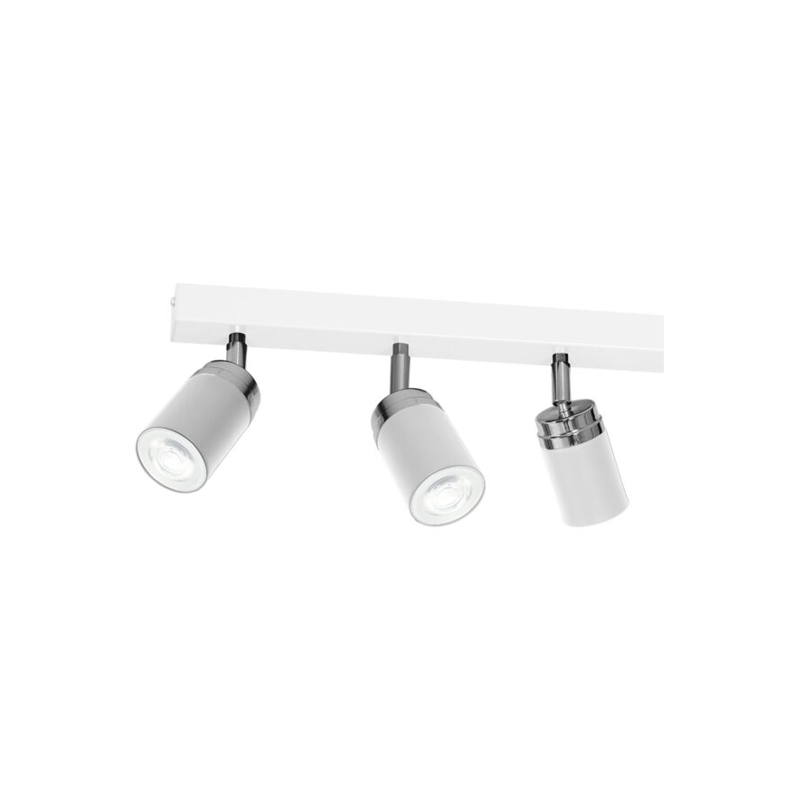 Foco RENO 6xGU10/8W/230V blanco/cromo brillante