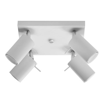 Foco RING 4 4xGU10/10W/230V blanco