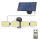 Foco solar LED con sensor 4xLED/2,5W/6V IP65 + mando a distancia