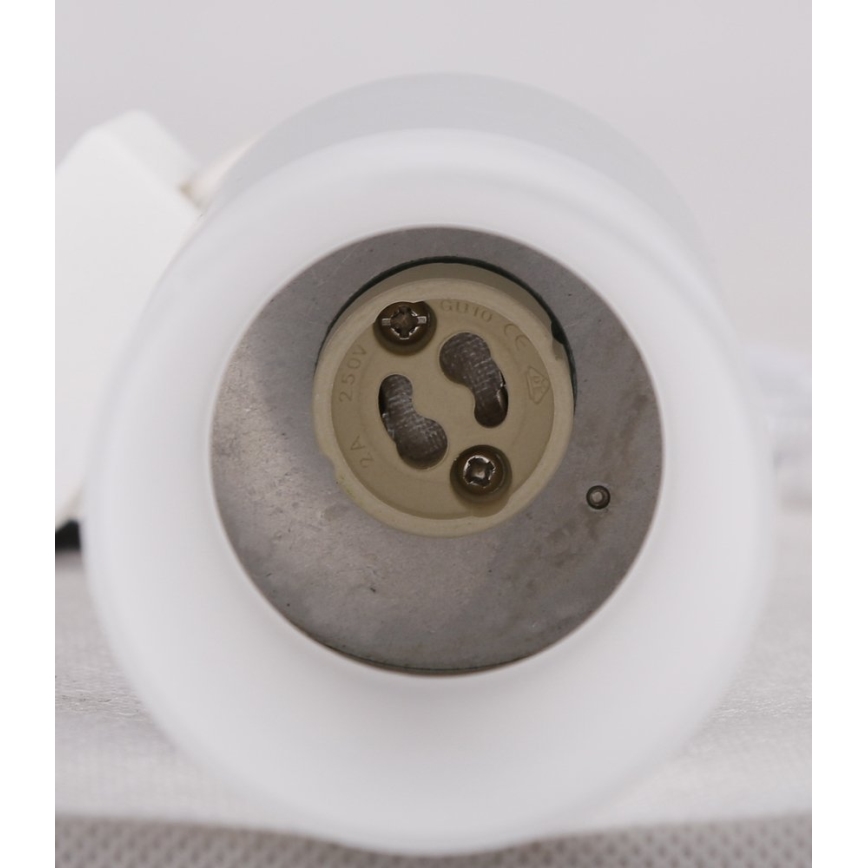 Foco TUBA 1xGU10/15W/230V gris/blanco