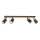 Foco TULON 4xGU10/8W/230V negro/roble