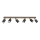 Foco TULON 6xGU10/8W/230V negro/roble