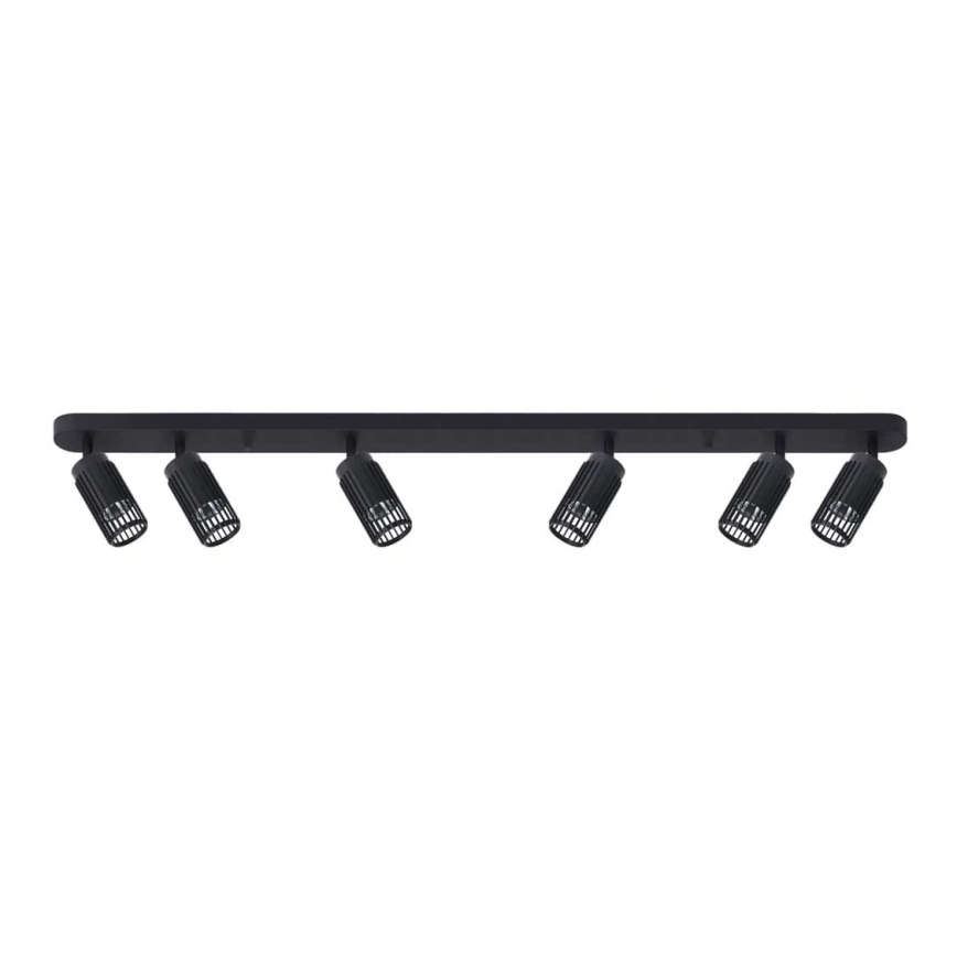 Foco VERTICAL 6xGU10/8W/230V negro